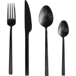 Couverts Gloria noir (16-pcs)
