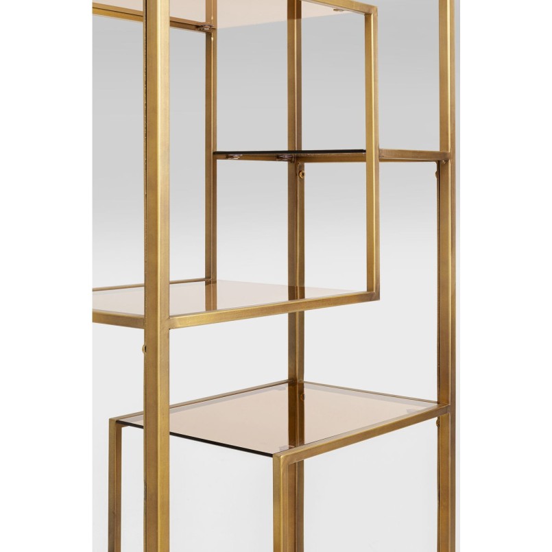 Etagère Loft doré 195x60