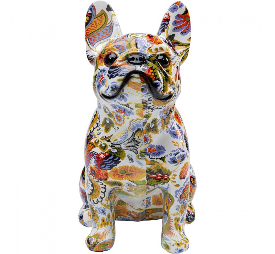 Woonaccessoires bulldog bloemen Kare Design