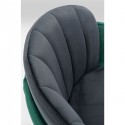 Chaise Hojas gris