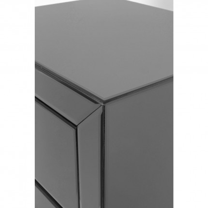 High Dresser Luxury Push 5 Drawers Grey Kare Design