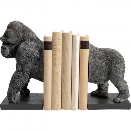 Boekensteun Gorilla Zwart (2/Set) Kare Design
