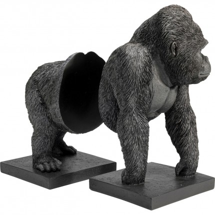Bookend Gorilla Black (2/Set) Kare Design