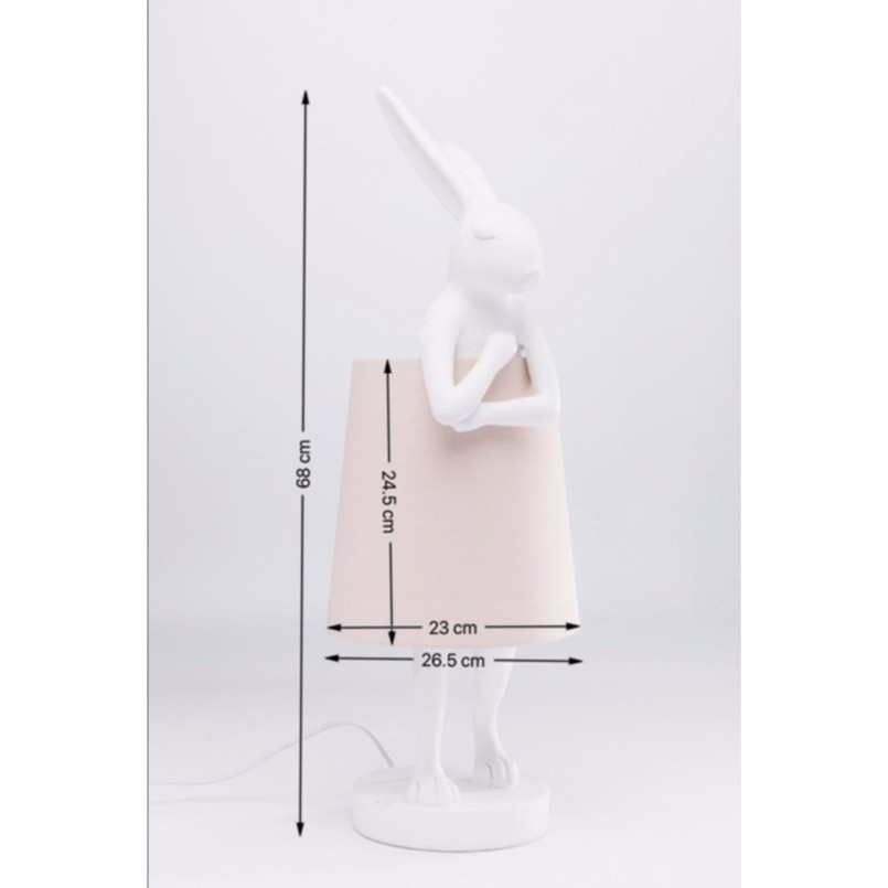 Lampe Animal Lapin blanc Kare Design