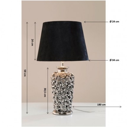 Table Lamp Rose Multi Kare Design