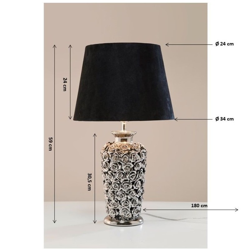 Lampe de table Rose Multi Kare Design 