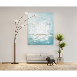 Banc-coffre Iceland blanc et noir 120x40cm Kare Design