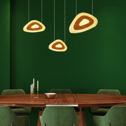 Uitschuifbare eettafel Benvenuto ovaal walnoot Kare Design