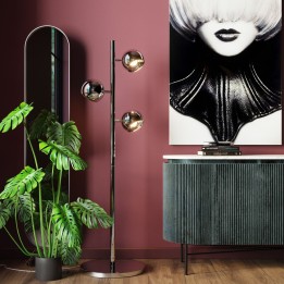 Lampadaire Calotta Chrome Kare Design