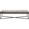 Banc Crossover gris 150x40cm Kare Design