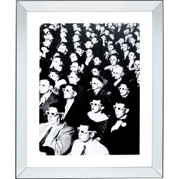 Tableau ancadré Audience 85x105cm