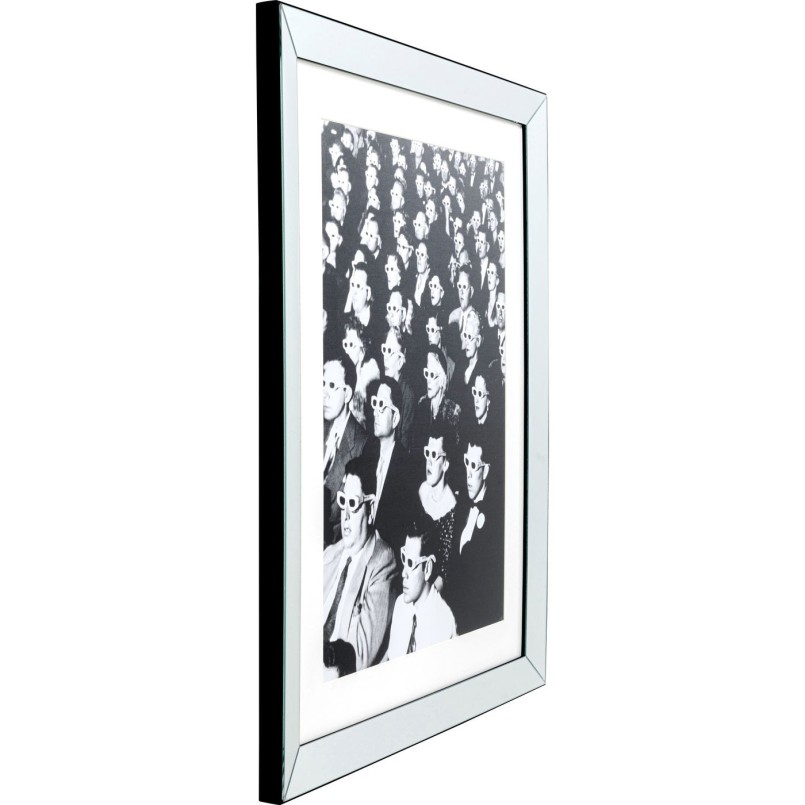 Tableau ancadré Audience 85x105cm