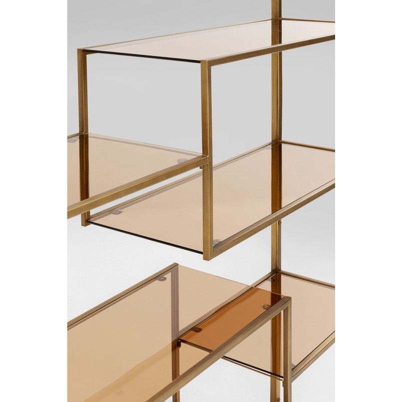 Etagère Loft doré 195x115