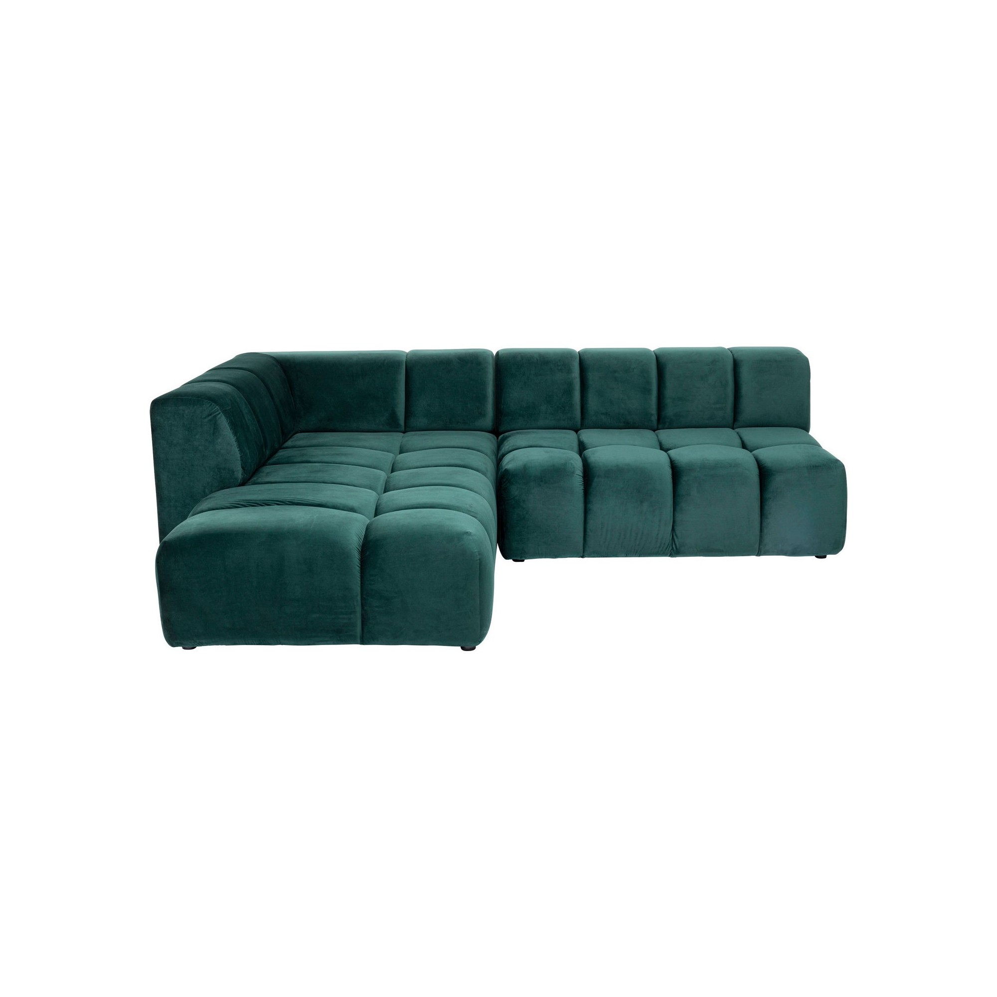 Canapé d angle Belami vert foncé gauche 265cm