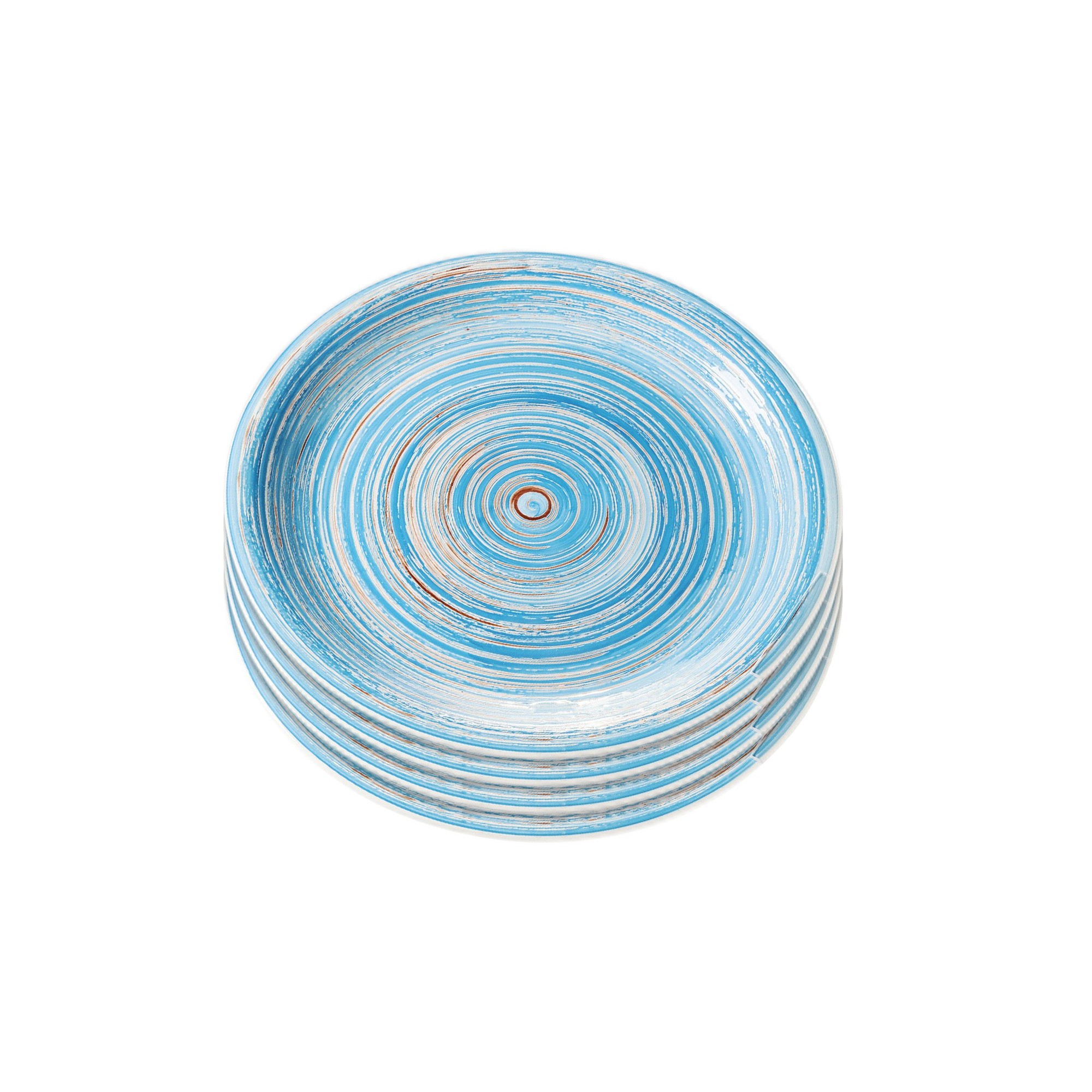 Plate Swirl Blue Ø27cm Kare Design