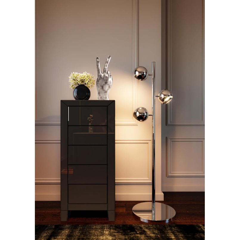 Lampadaire Calotta Chrome Kare Design
