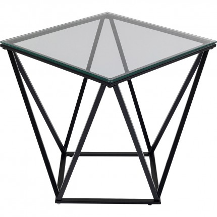 Side Table Cristallo Black 50x50cm Kare Design