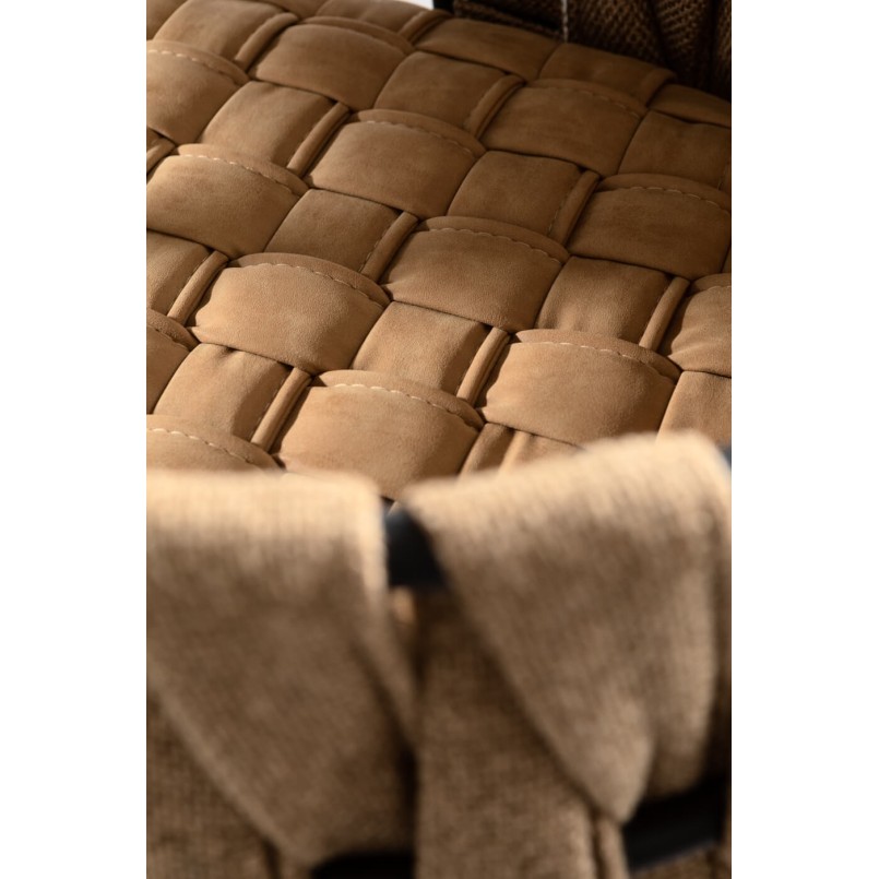 Chaise Cheerio jaune avec coussin Kare Design