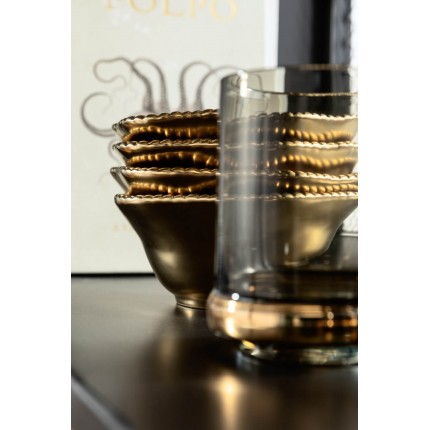 Kommen Bell goud Ø16cm (6/Set) Kare Design