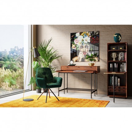 Swivel Chair with armrests Mila Green Kare Design