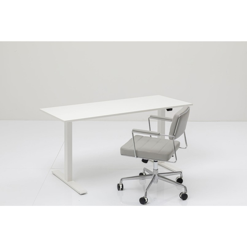 Bureau Office blanc blanc 120x70