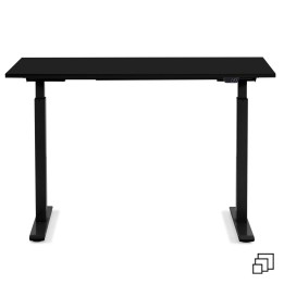 Bureau Office noir 140x60cm Kare Design