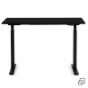 Desk Office Black Black 140x60cm