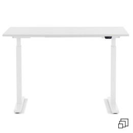 Bureau Office blanc blanc 120x70