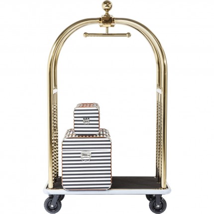 Baggage Trolley VIP Vegas Gold Kare Design