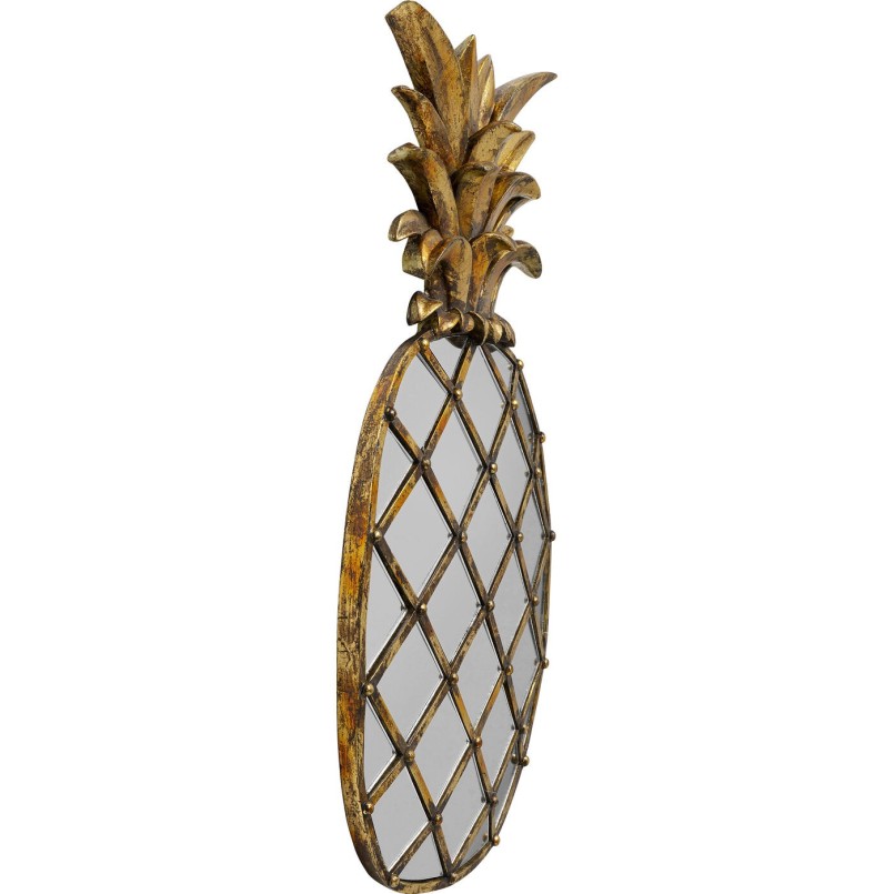 Déco murale miroir Ananas 50cm Kare Design