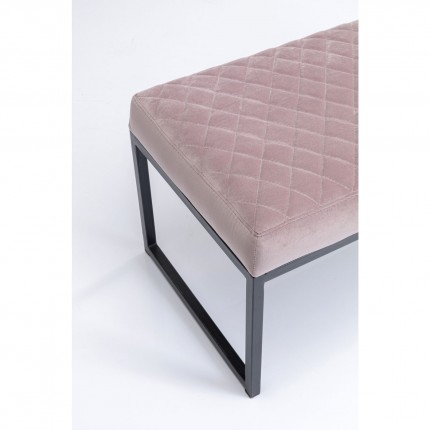 Bench Smart Pink Black 90x40cm Kare Design
