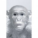 Figurine décorative Baby Ape argenté 53