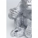 Figurine décorative Baby Ape argenté 53