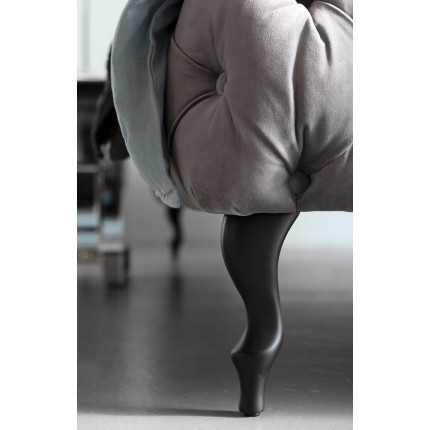 Bed Desire fluweel grijs Kare Design