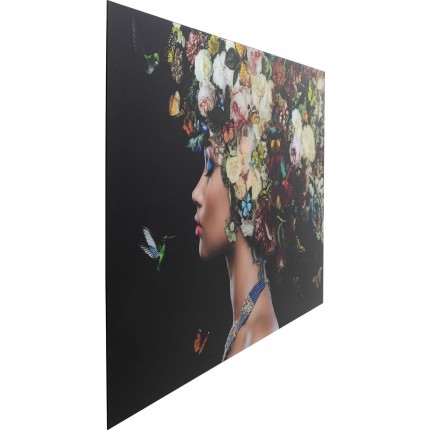 Glass Picture Bunch of Flowers 150x100cm Kare Design
