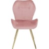 Chaise Viva velours rose Kare Design