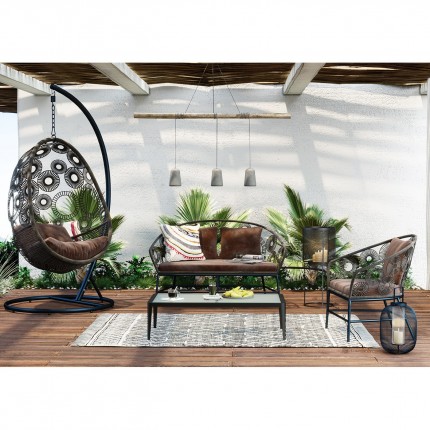 Hanging Chair Ibiza brown Kare Design