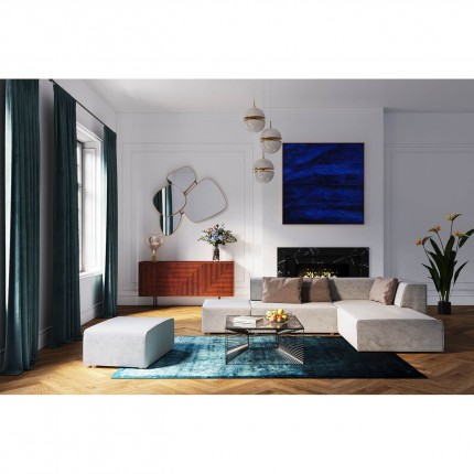 Vloerkleed Cosy Ocean blauw Kare Design