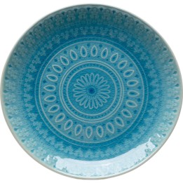 Assiette Sicilia bleu Ø21