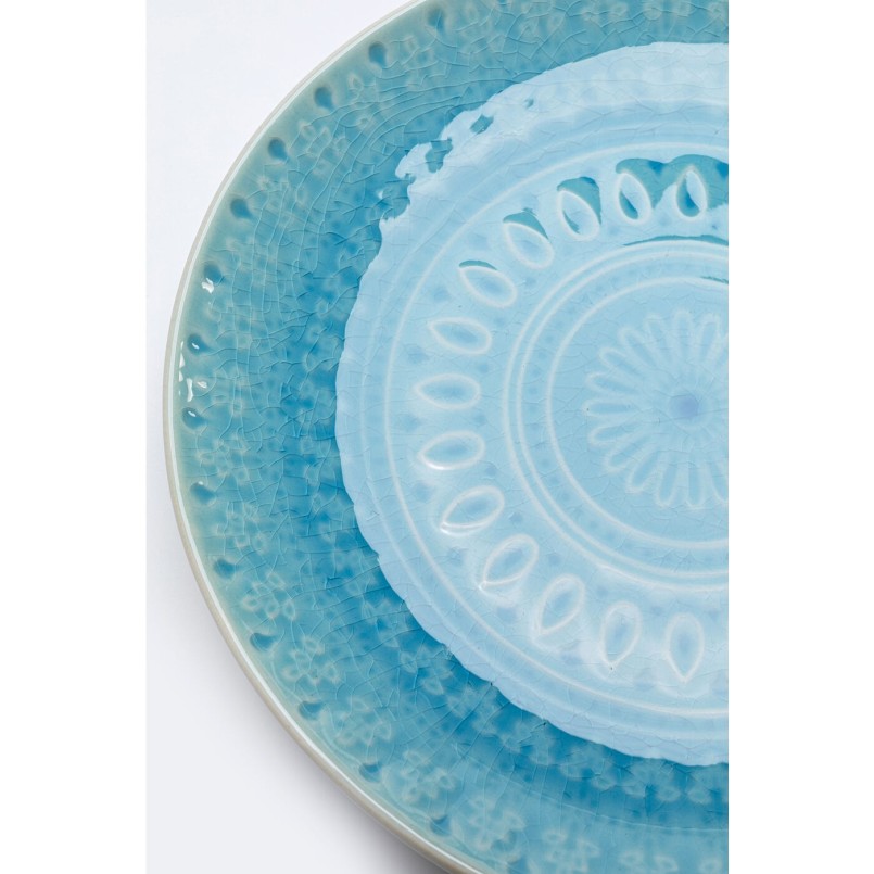 Plate Sicilia Blue Ø21cm (4/Set) Kare Design