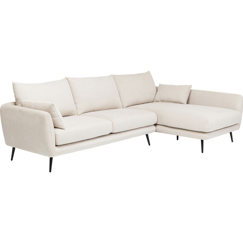 Canapé d angle Amalfi droite crème 275cm
