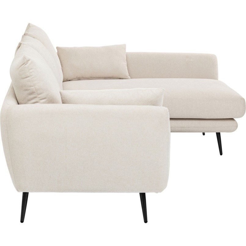 Canapé d angle Amalfi droite crème 275cm