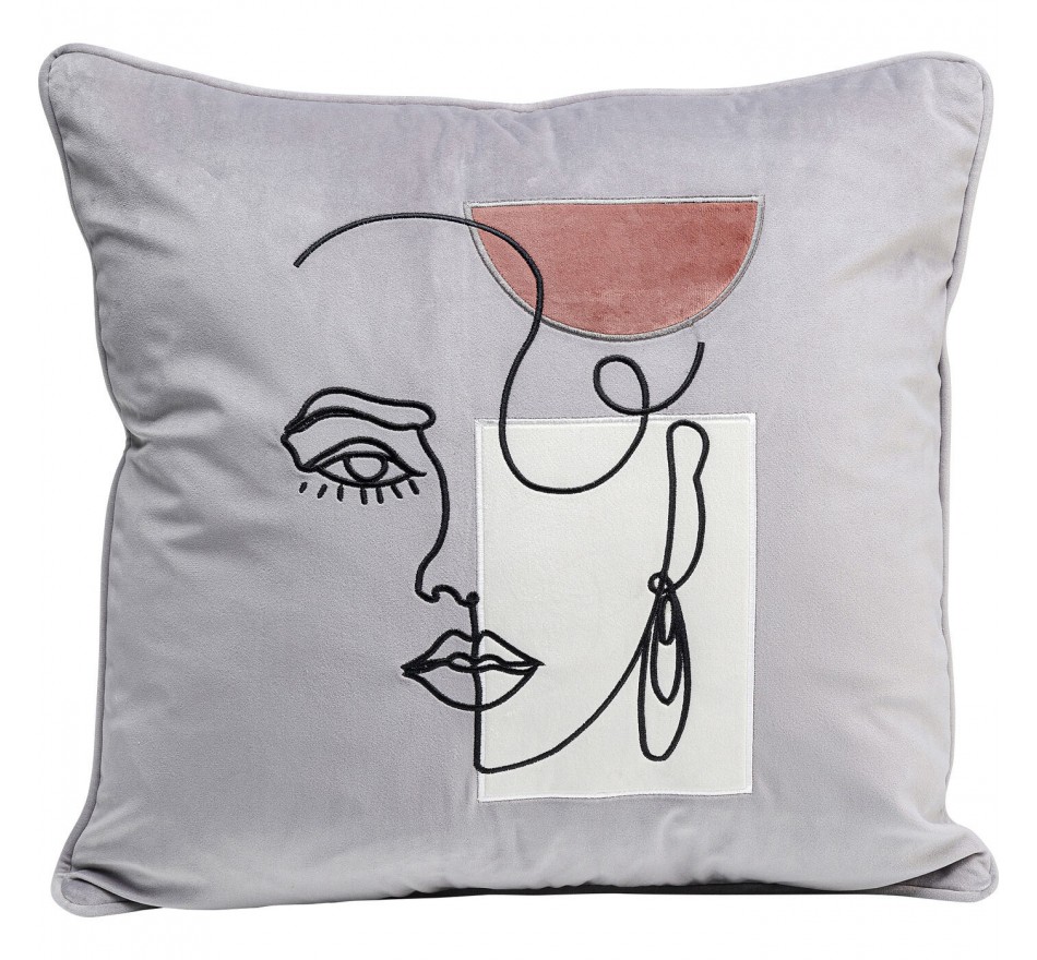 Cushion Mademoiselle 45x45cm Kare Design