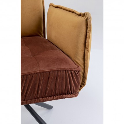 Chair with armrests Chelsea Brown Kare Design