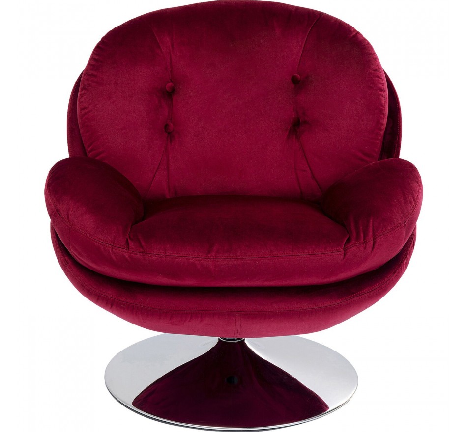 Swivel Armchair Cosy Berry Kare Design