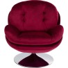 Fauteuil pivotant Cosy berry Kare Design