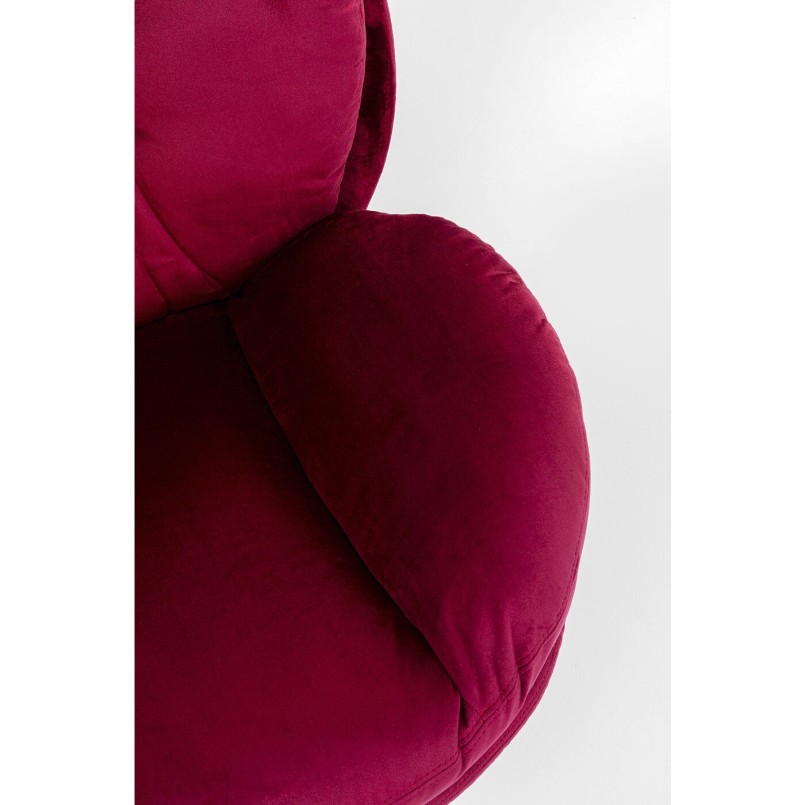 Fauteuil pivotant Cosy berry Kare Design