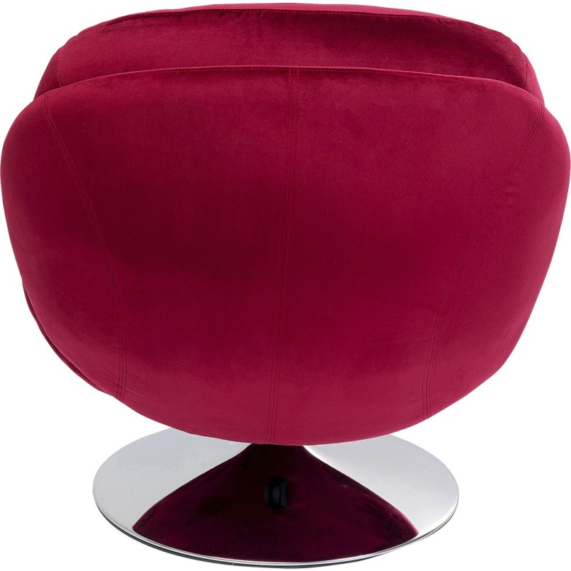 Fauteuil pivotant Cosy berry Kare Design