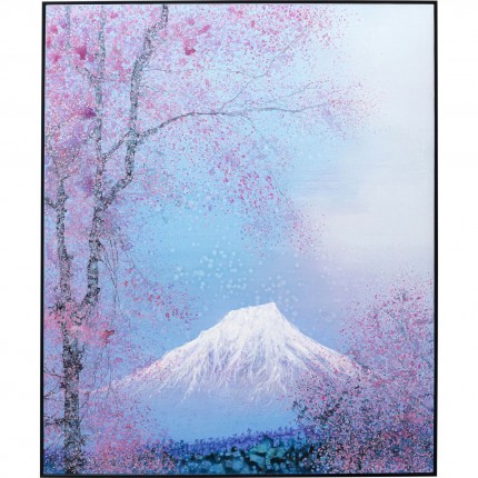 Schilderij Fuji 100x120cm Kare Design