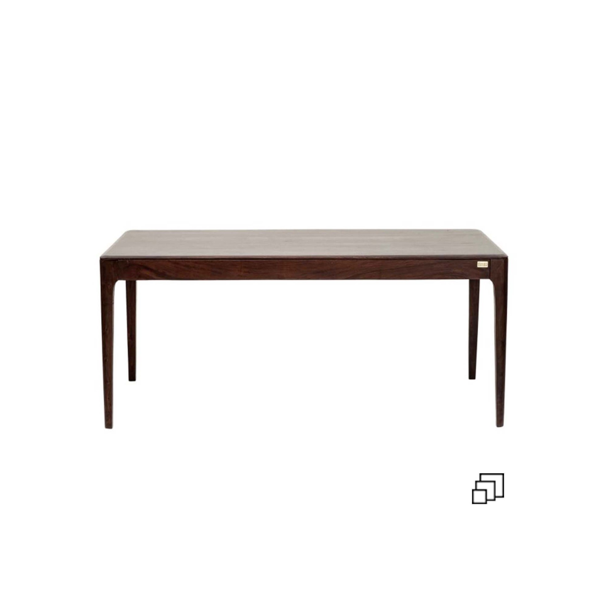 Brooklyn Walnut Table 160x80cm Kare Design